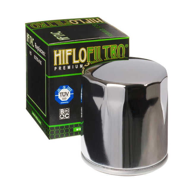 HIFLOFILTRO - OIL FILTER  HF174C CHROME Hover Image