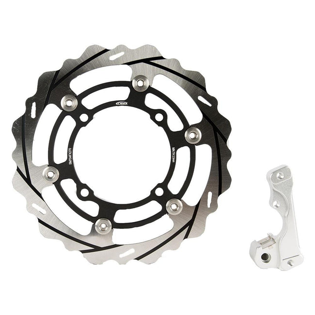 STATES MX 270MM OVERSIZE FRONT DISC KIT WITH BRACKET - KAWASAKI Hover Image