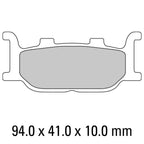 FERODO Disc Pad Set - FDB2003 EF ECO Friction Non Sintered Compound