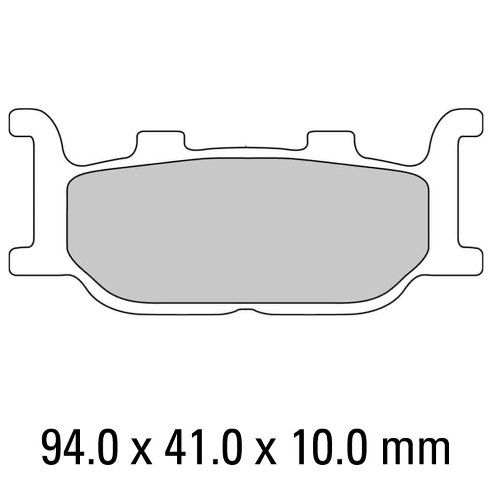 FERODO Disc Pad Set - FDB2003 AG Argento Non Sintered Compound