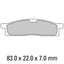 FERODO Disc Pad Set - FDB2015 SG Sinter Grip Sintered Compound - Off-Road