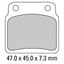 FERODO Disc Pad Set - FDB2016 SG Sinter Grip Sintered Compound - Off-Road