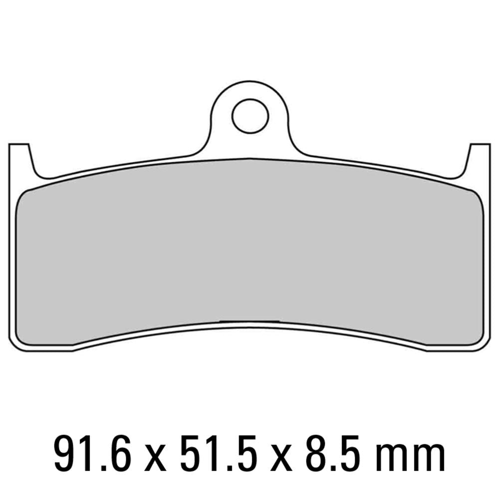 FERODO Disc Pad Set - FDB2036 CP911 Carbon Grip Race Compound - Non Sintered