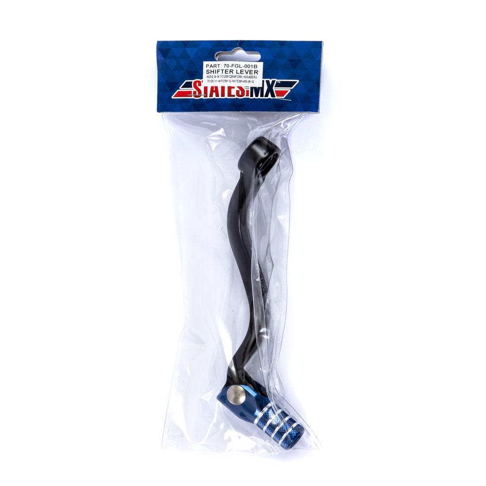 STATES MX FORGED GEAR LEVER - HUSQVARNA - BLUE (70-FGL-001B)