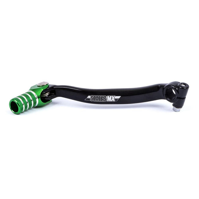 STATES MX FORGED GEAR LEVER - KAWASAKI - GREEN (70-FGL-C75V) Hover Image