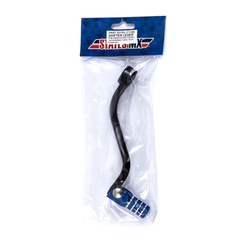 STATES MX FORGED GEAR LEVER - HUSQVARNA - BLUE (70-FGL-C112B)