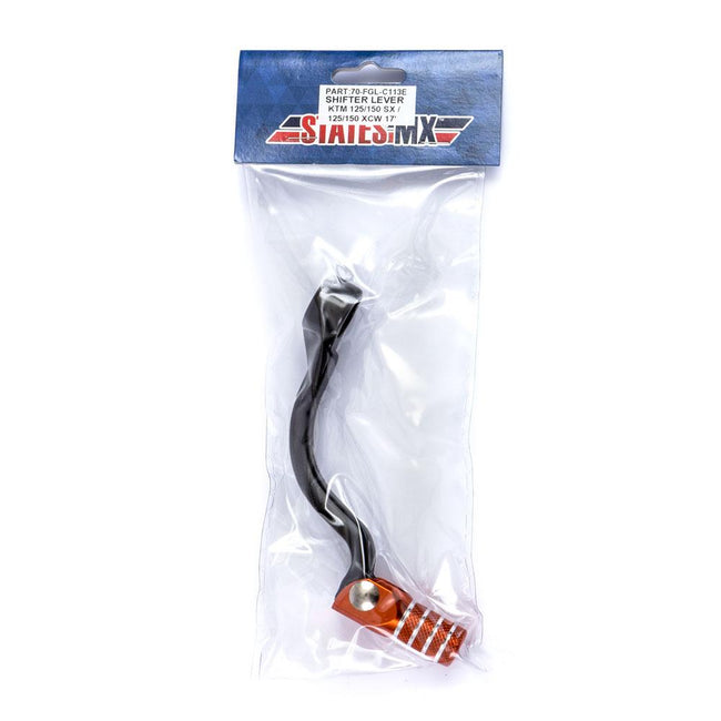 STATES MX FORGED GEAR LEVER - KTM - ORANGE (70-FGL-C113E) Main Image