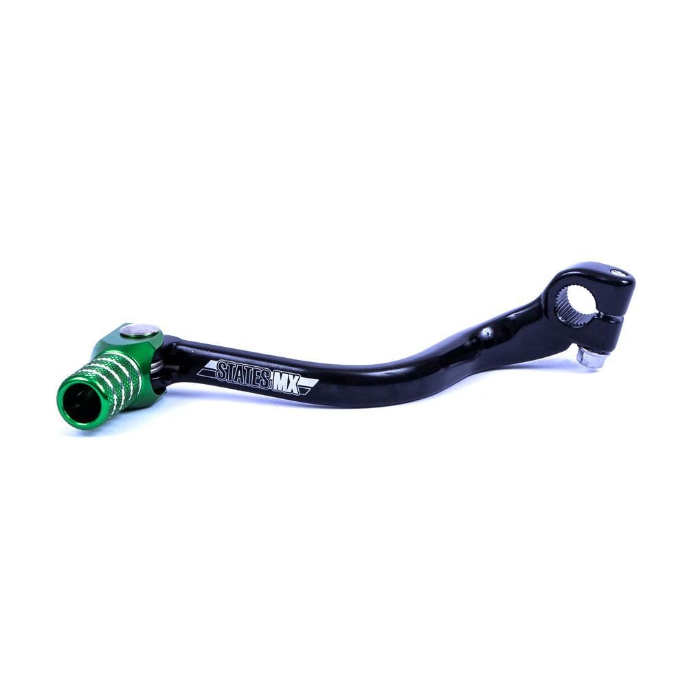 STATES MX FORGED GEAR LEVER - KAWASAKI - GREEN (70-FGL-C26V)