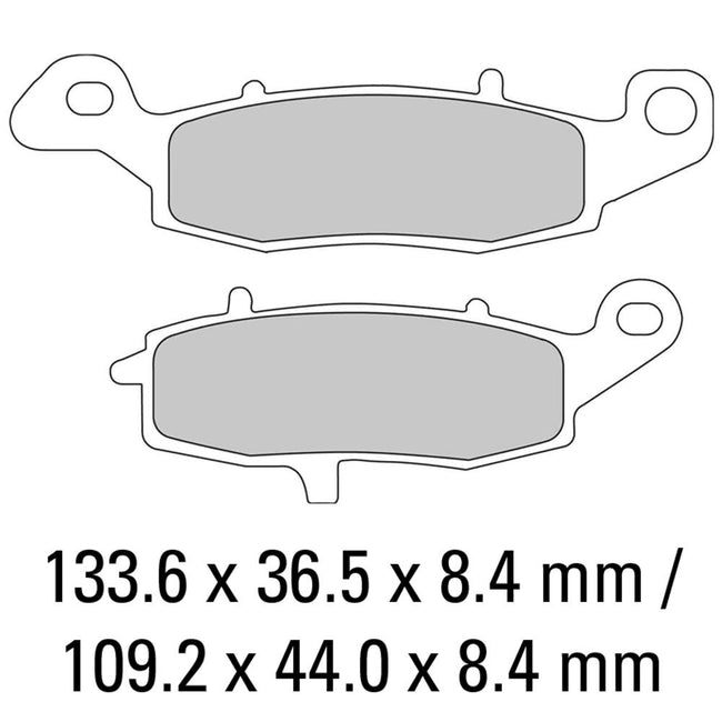 FERODO Disc Pad Set - FDB2049 ST Sinter Grip Sintered Compound - Road Hover Image
