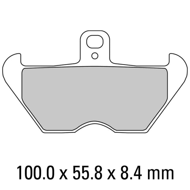 FERODO Disc Pad Set - FDB2050 P Platinum Non Sintered Compound Hover Image