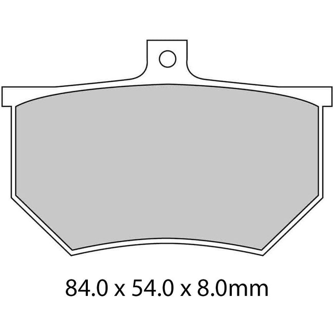 FERODO Disc Pad Set - FRP410 P Platinum Non Sintered Compound Hover Image