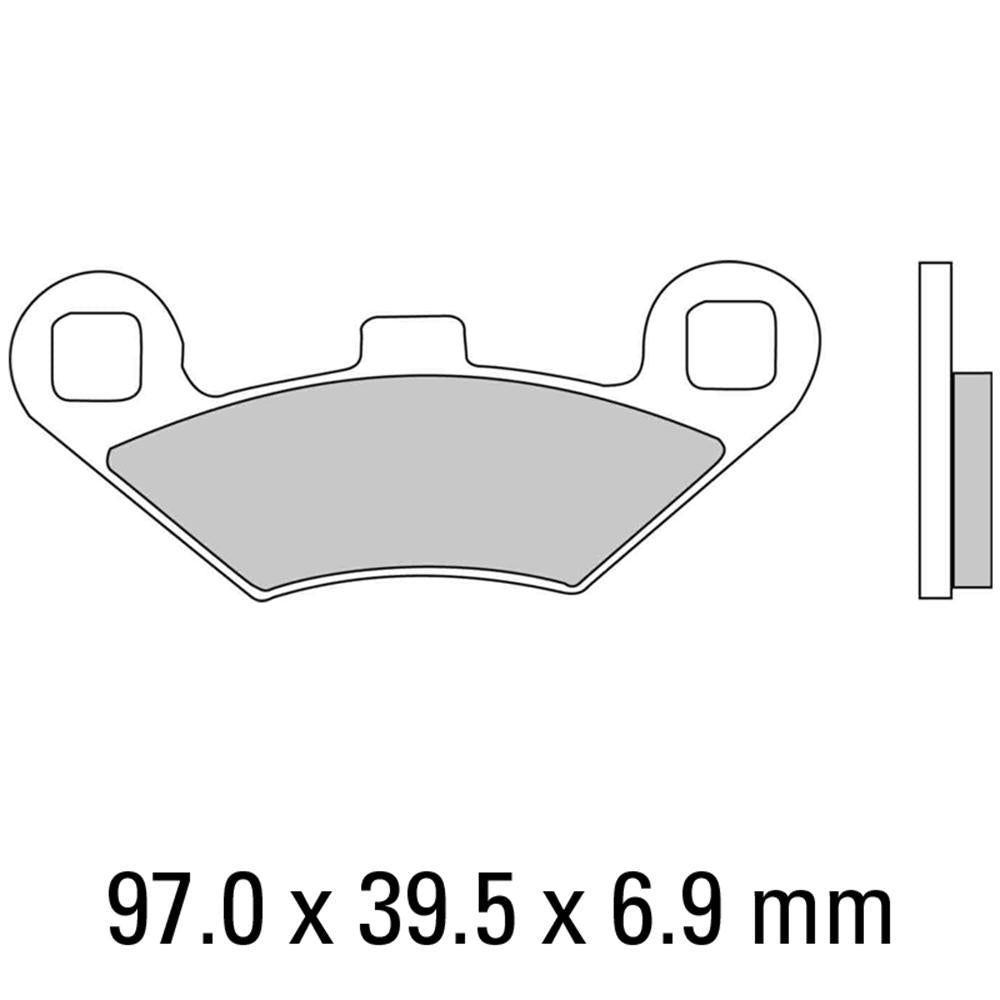 FERODO Disc Pad Set - FDB2055 SG Sinter Grip Sintered Compound - Off-Road