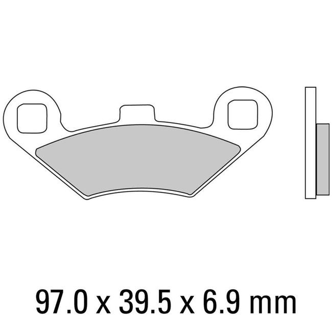 FERODO Disc Pad Set - FDB2055 SG Sinter Grip Sintered Compound - Off-Road Hover Image