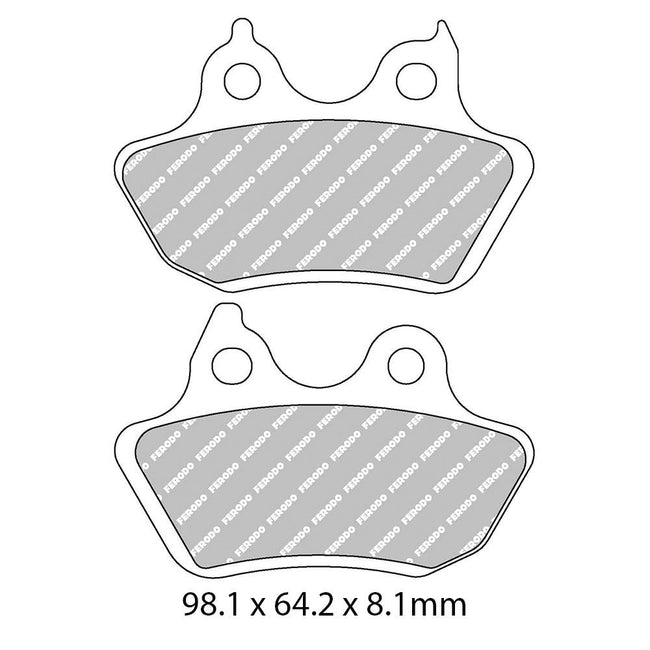 FERODO Disc Pad Set - FDB2202 ST Hover Image