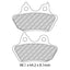 FERODO Disc Pad Set - FDB2202 P Platinum Non Sintered Compound