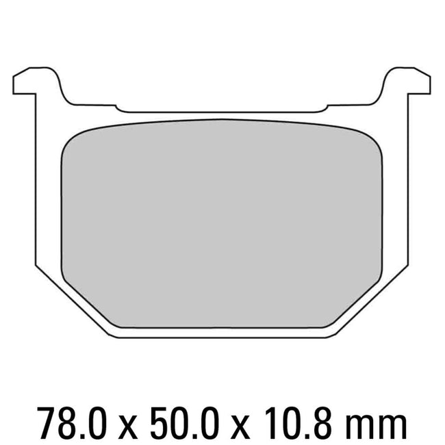 FERODO Disc Pad Set - FDB218 P Platinum Non Sintered Compound Hover Image
