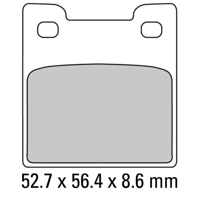 FERODO Disc Pad Set - FDB2058 P Platinum Non Sintered Compound Hover Image
