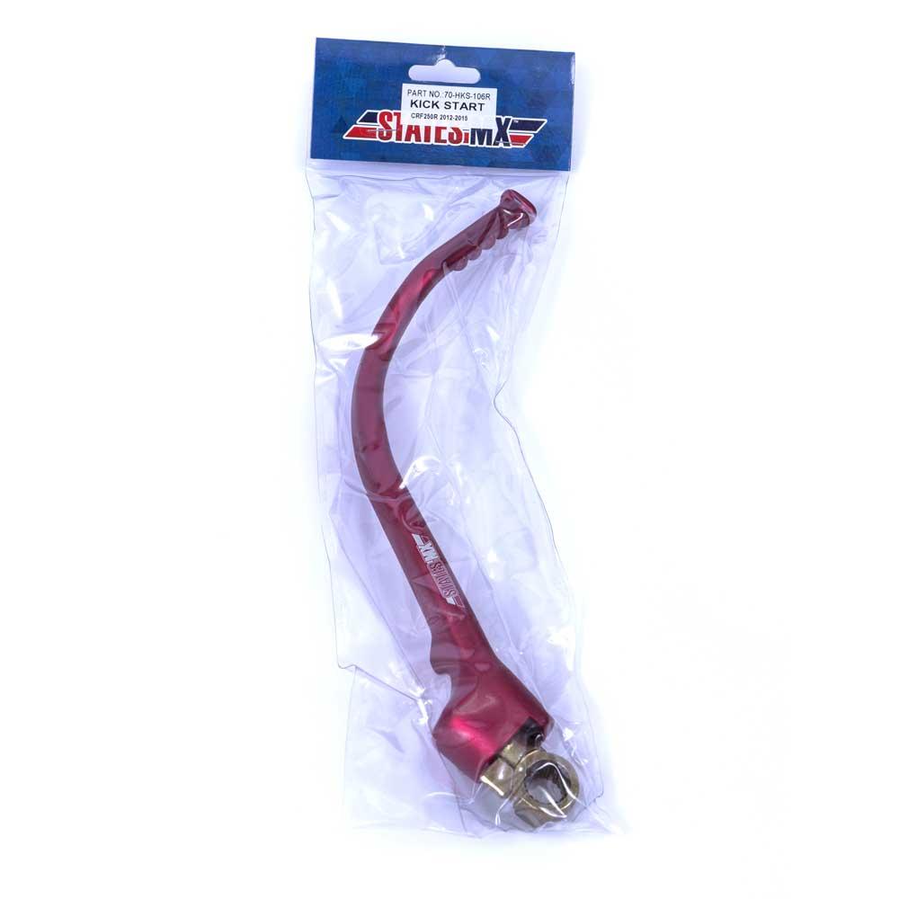 STATES MX ALLOY KICKSTART LEVER - HONDA - RED (70-HKS-106R)