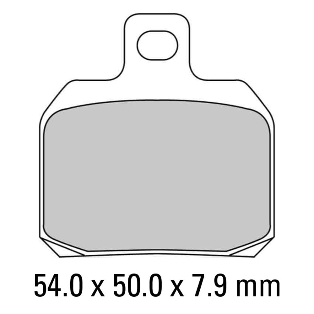 FERODO Disc Pad Set - FDB2074 ST Sinter Grip Sintered Compound - Road