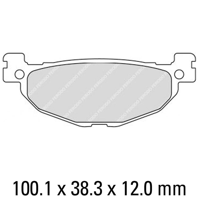 FERODO Disc Pad Set - FDB2200 EF ECO Friction Non Sintered Compound Hover Image