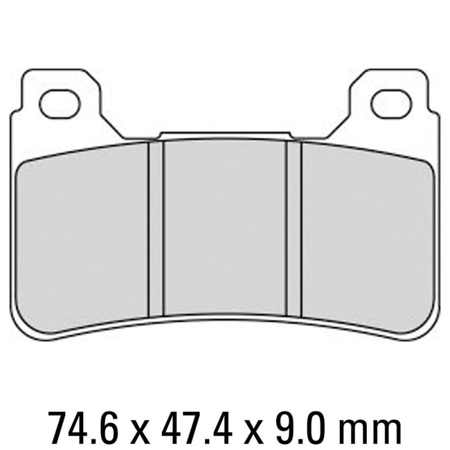 FERODO Disc Pad Set - FDB2205 CP1 Ceramic Grip Race Compound - Non Sintered Hover Image