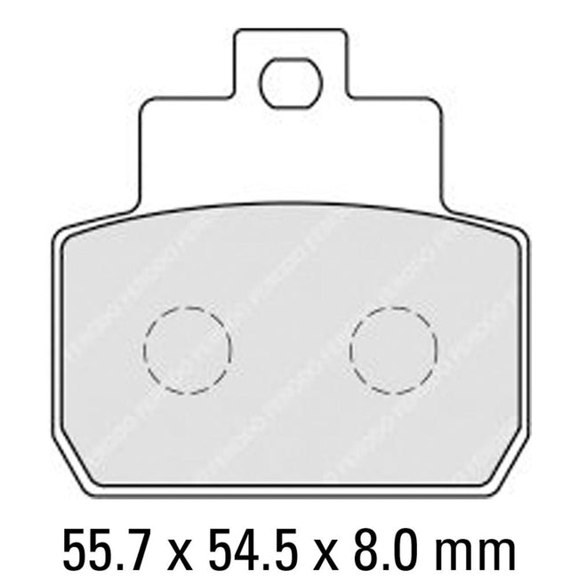 FERODO Disc Pad Set - FDB2207 EF ECO Friction Non Sintered Compound Hover Image