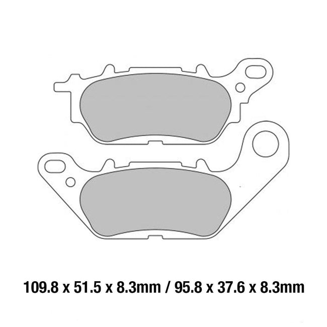 FERODO Disc Pad Set - FDB2238 EF ECO Friction Non Sintered Compound Hover Image