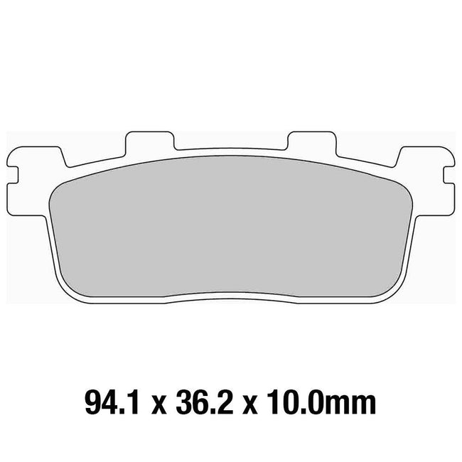 FERODO Disc Pad Set - FDB2254 EF ECO Friction Non Sintered Compound Hover Image