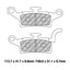 FERODO Disc Pad Set - FDB2264 EF ECO Friction Non Sintered Compound