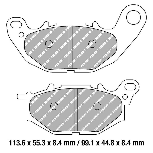 FERODO Disc Pad Set - FDB2280 ST Sinter Grip Sintered Compound - Road Hover Image