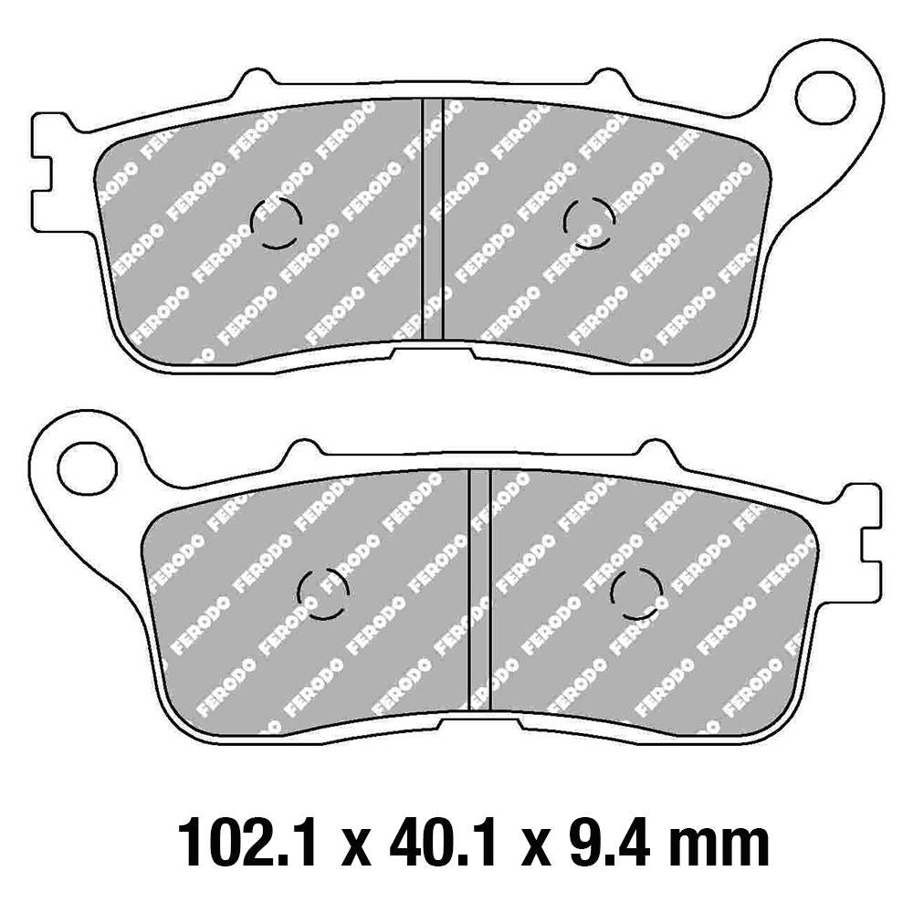 FERODO Disc Pad Set - FDB2281 ST Sinter Grip Sintered Compound - Road