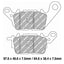 FERODO Disc Pad Set - FDB2290 EF ECO Friction Non Sintered Compound