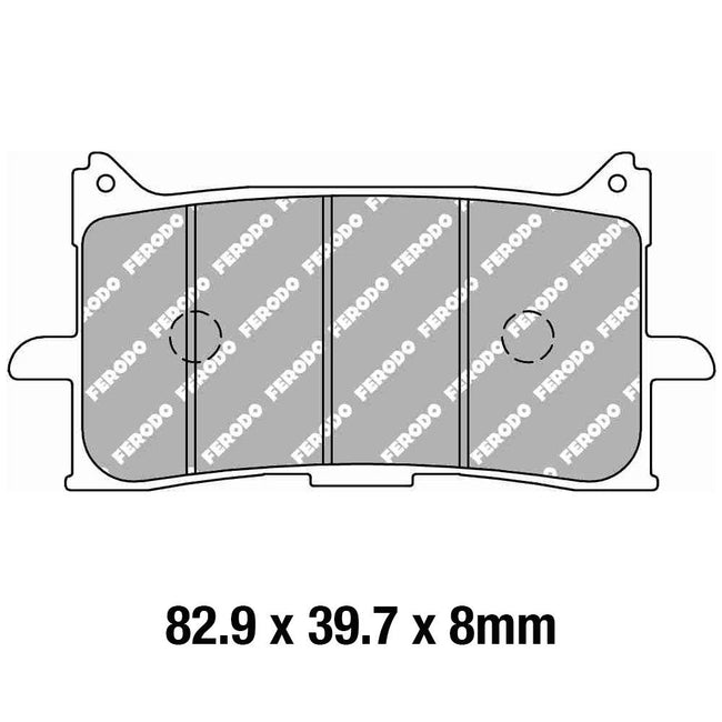 FERODO Disc Pad Set - FDB2294 ST Sinter Grip Sintered Compound - Road Hover Image