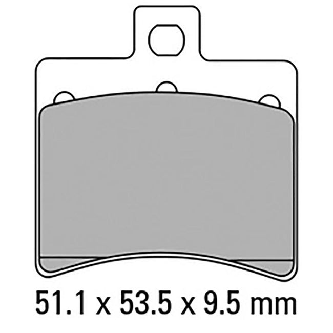 FERODO Disc Pad Set - FDB2090 EF ECO Friction Non Sintered Compound Hover Image