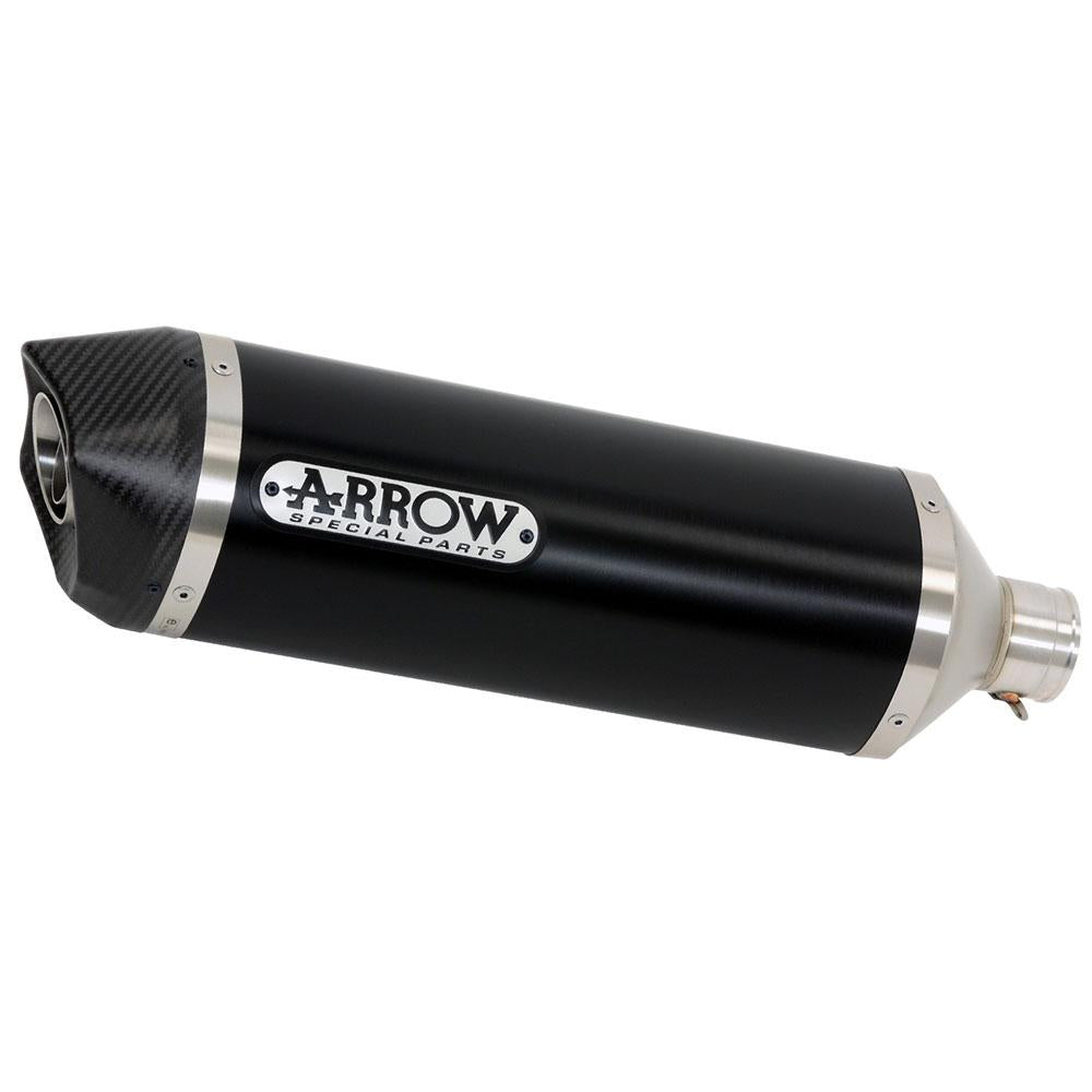 ARROW 71855AKN Silencer - RACE-TECH Aluminium Dark with Carbon End Cap