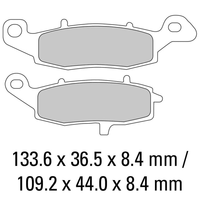 FERODO Disc Pad Set - FDB2048 EF ECO Friction Non Sintered Compound Hover Image