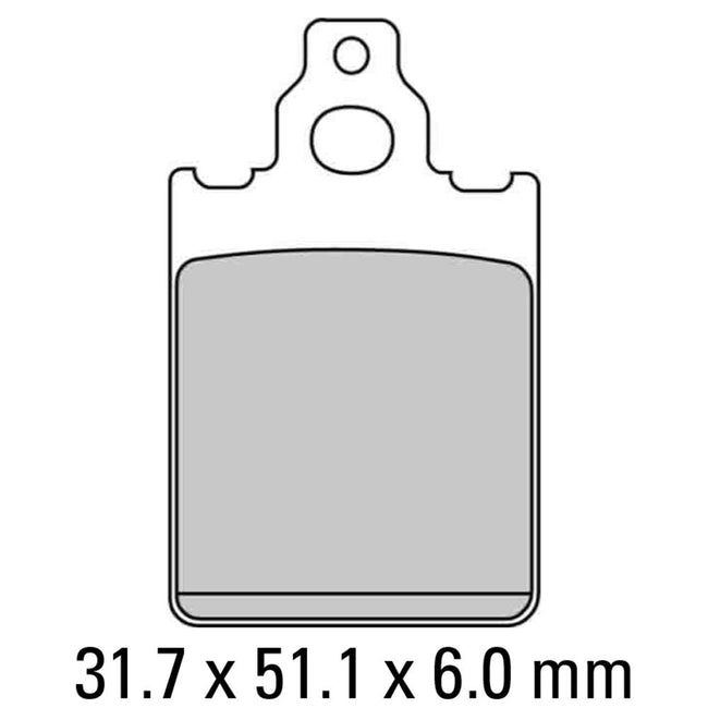 FERODO Disc Pad Set - FDB2100 EF ECO Friction Non Sintered Compound Hover Image