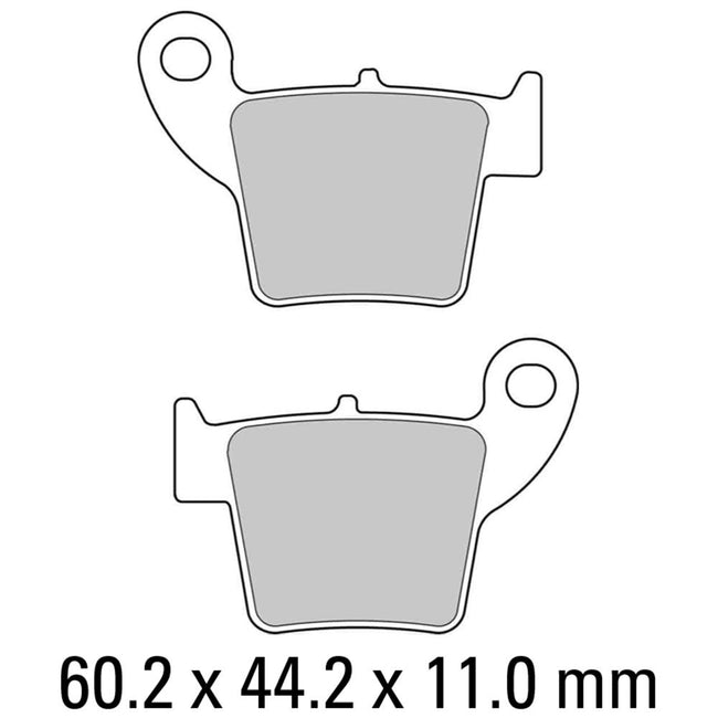 FERODO Disc Pad Set - FDB2139 EF ECO Friction Non Sintered Compound Hover Image