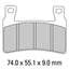 FERODO Disc Pad Set - FDB2079 ST Sinter Grip Sintered Compound - Road