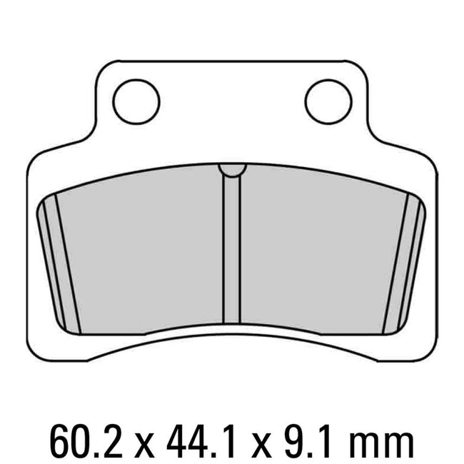 FERODO Disc Pad Set - FDB2191 EF ECO Friction Non Sintered Compound Hover Image