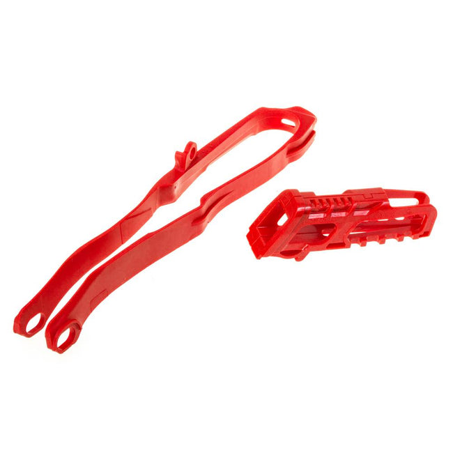 POLISPORT CHAIN GUIDE & SLIDER KIT HONDA CRF250R 14-17/CRF450R 13-16 - RED Hover Image