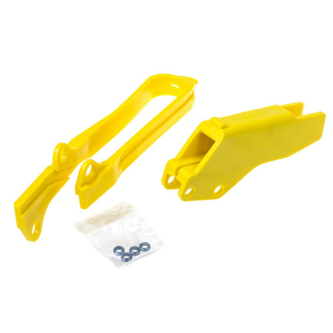POLISPORT CHAIN GUIDE & SLIDER KIT SUZUKI RM-Z250 10-11/RM-Z450 10-17 - YELLOW Hover Image