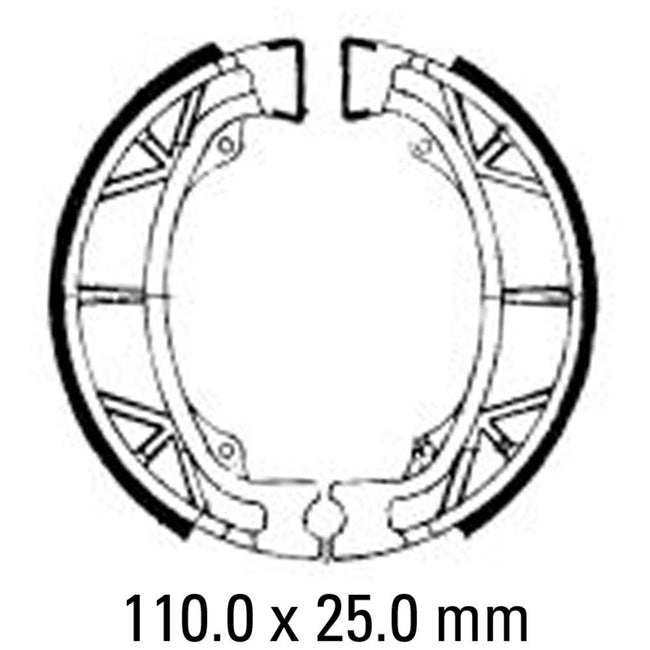 FERODO ECO  Brake Shoe Set - FSB704 EF Hover Image