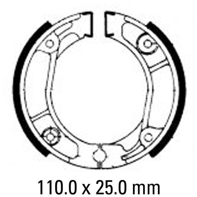 FERODO ECO  Brake Shoe Set - FSB705 EF Hover Image
