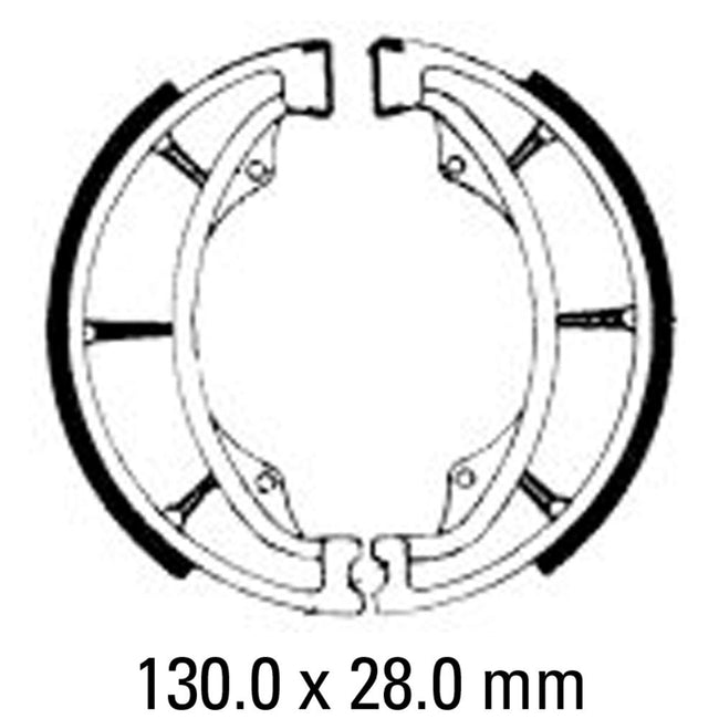 FERODO ECO  Brake Shoe Set - FSB721 EF Hover Image