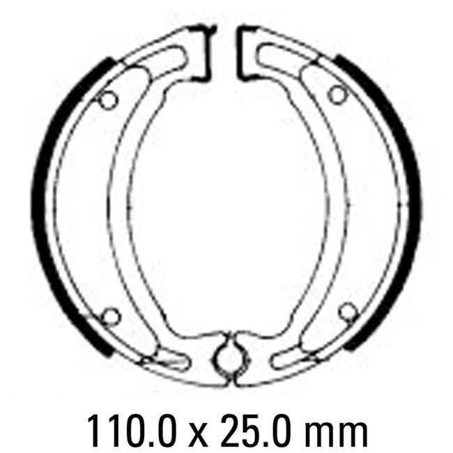 FERODO ECO  Brake Shoe Set - FSB731 EF Hover Image
