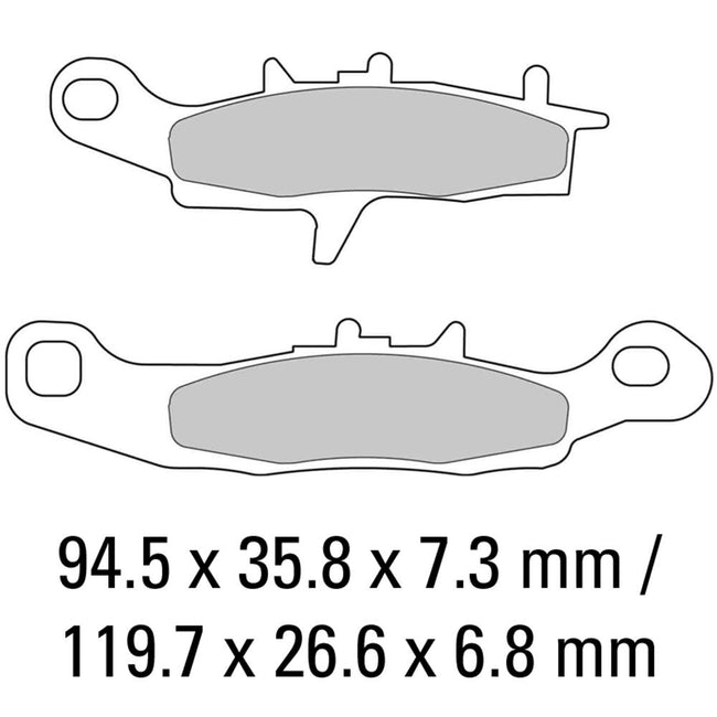 FERODO Disc Pad Set - FDB2080 SG Sinter Grip Sintered Compound - Off-Road Hover Image