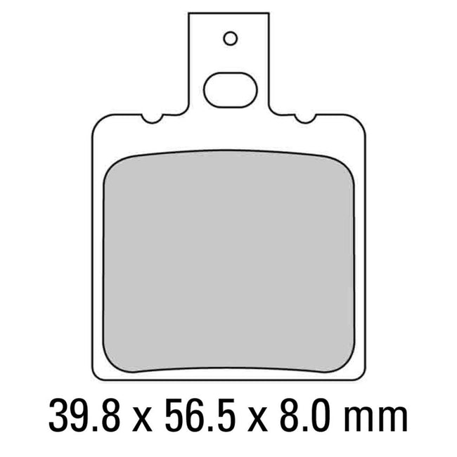 FERODO Disc Pad Set - FDB2081 S Scooter Compound - Non Sintered Hover Image