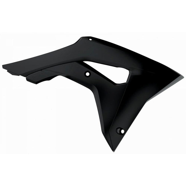 POLISPORT RADIATOR SHROUDS HONDA CRF250R 18-21/CRF450R 17-20 - BLACK Hover Image