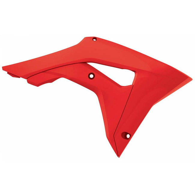 POLISPORT RADIATOR SHROUDS HONDA CRF250R 18-21/CRF450R 17-20 - RED Hover Image